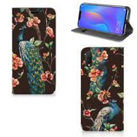 Huawei P Smart Plus | Hoesje maken | Pauw met Bloemen