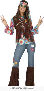 Hippie Kostuum Vrouw Peace Lotus