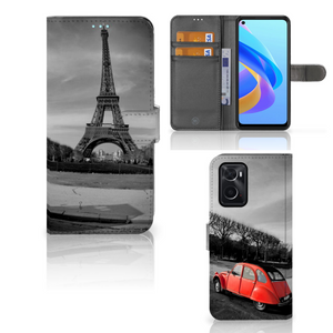 OPPO A76 | A96 Flip Cover Eiffeltoren