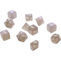 Eclipse 11 Dice Set: Smoke Grey Dobbelstenen