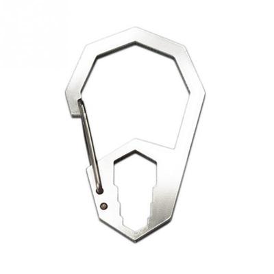 5 stuks EDC buiten Camping tool Outer hex sleutel karabijnhaak roestvrijstaal klimmen gesp multi-functiesleutel hanger opknoping gesp