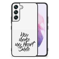 Samsung Galaxy S22 | Telefoon Hoesje | met tekst Heart Smile