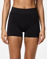 Dames short naadloos - London - Broekje onder jurk - Boxershort lange pijpjes - S - Zwart | Dames boxer - Onderbroek - Ondergoed - S - Onderbroek -