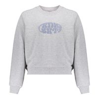 Frankie & Liberty Meisjes sweater - Meavy - Licht grijze melange - thumbnail