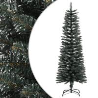 VidaXL Kunstkerstboom met standaard smal 120 cm pvc groen
