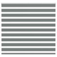 VidaXL Zebra rolgordijn 155x100 cm stofbreedte 150,9 cm donkergrijs