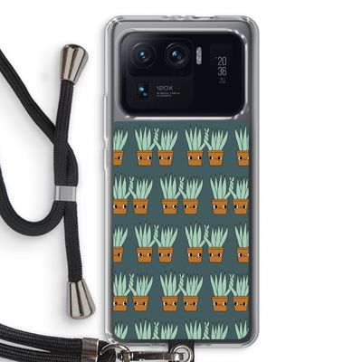 Sansevieria: Xiaomi Mi 11 Ultra Transparant Hoesje met koord