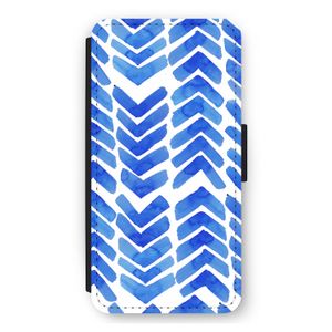 Blauwe pijlen: iPhone 11 Flip Hoesje