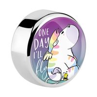 Disk met Chubby Unicorn Design Chirurgisch staal 316L Balletjes, staafjes en meer