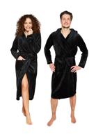 Charlie Choe badjas unisex - zwart-m