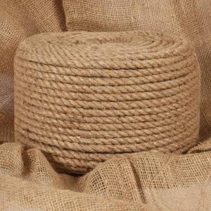 Touw 25 m lang 10 mm dik jute