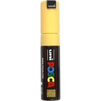 Uni-Posca Posca marker, afm pc-8k, lijndikte 8 mm, breed, straw yellow, 1 stuk