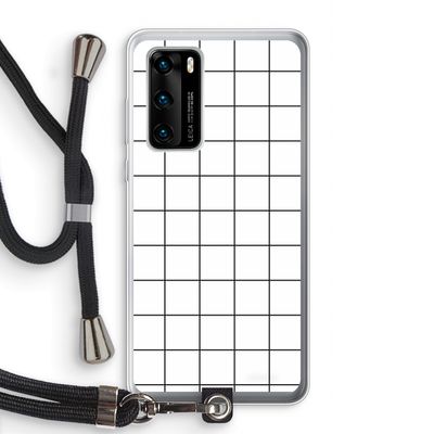 Rooster: Huawei P40 Transparant Hoesje met koord