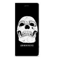 Mobiel BookCase Sony Xperia 5 Skull Eyes - thumbnail