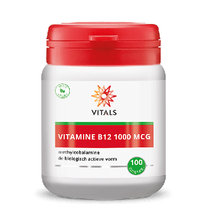 Vitamine B12 1000 mcg - 100 zuigtabletten