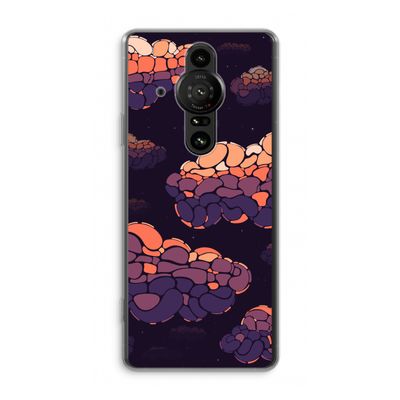 Patroon Wolken: Sony Xperia Pro-I Transparant Hoesje