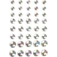 Creativ Company Strasstenen, afm 6+8+10 mm, kristal, 40 stuk/ 1 doos