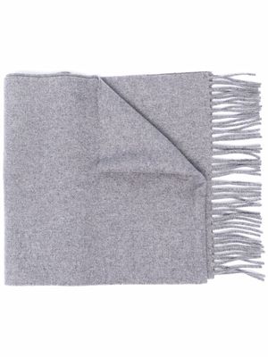 Vivienne Westwood écharpe en laine à logo brodé - Gris