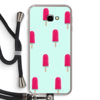 Waterijsje: Samsung Galaxy J4 Plus Transparant Hoesje met koord