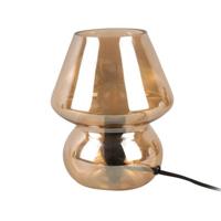 Tafellamp glass vintage – Amberbruin – Ø16cm - thumbnail
