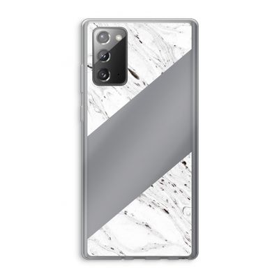 Biggest stripe: Samsung Galaxy Note 20 / Note 20 5G Transparant Hoesje