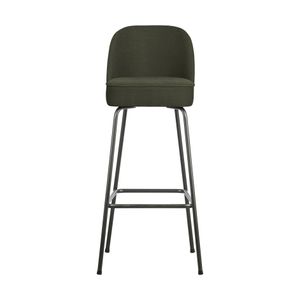 BePureHome Vogue barkruk H80 geweven stof warm groen