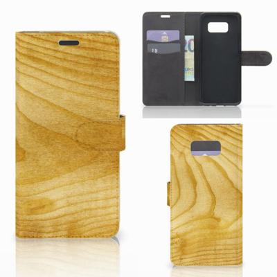 Samsung Galaxy S8 Plus | Book Style Case | Licht Hout