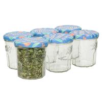 Bewaarpot/voorraadpot - 6x stuks - met schroefdeksel - 324 ml - Le Parfait