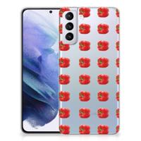 Samsung Galaxy S21 Plus | Siliconen Case | Paprika Red
