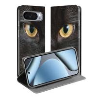 Google Pixel 10 | Pixel 10 Pro | Book Case | Zwarte Kat