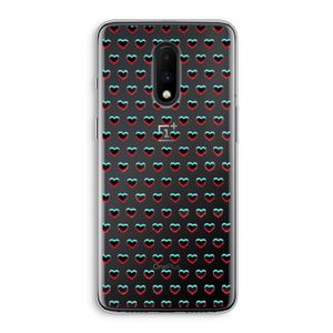 Hartjes: OnePlus 7 Transparant Hoesje