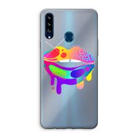 Lip Palette: Samsung Galaxy A20s Transparant Hoesje