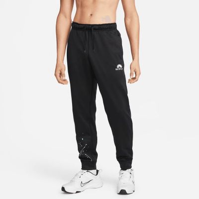 Nike Trainingsbroek Therma-FIT Fleece - Zwart/Wit Nike Trainingsbroek Therma-FIT Fleece - Zwart/Wit