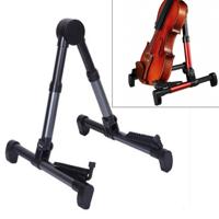 Eenvoudige opvouwbare verticale Guitar Ukulele beugel muziekinstrument Stand voor viool (antraciet)