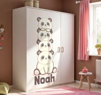 Baby panda's kast sticker Baby panda's kast sticker