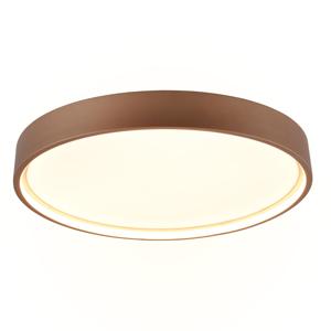 LED Plafondlamp - Plafondverlichting - Trion Dile - 29W - Aanpasbare Lichtkleur - Rond - Coffee - Metaal