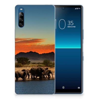 Sony Xperia L4 | TPU Hoesje | Olifanten