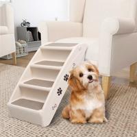 VidaXL Hondentrap inklapbaar 62x40x49,5 cm crème