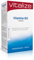 Vitalize Vitamine B12 Energie Smelttabletten Vitalize Vitamine B12 Energie Smelttabletten