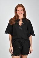 Marant Etoile blouse Shana HT0586FB-D1J04E faded black