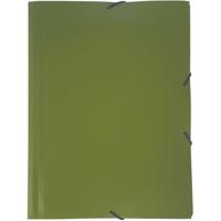 Bronyl elastomap Nature ft A4, uit PP, kaki groen