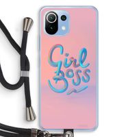 Girl boss: Xiaomi Mi 11 Lite Transparant Hoesje met koord