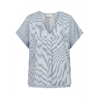 FreeQuent - Blauw | Dames | Top | Blauw | M | regular | Kamst mode