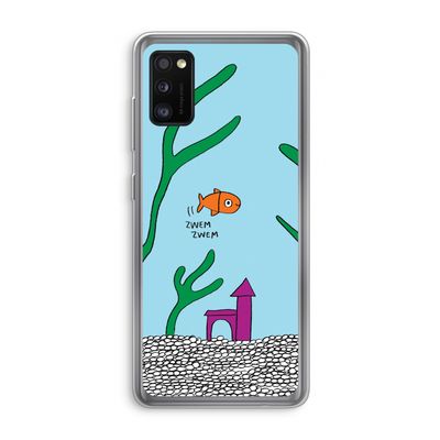 Aquarium: Samsung Galaxy A41 Transparant Hoesje