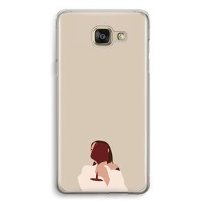 I drink wine: Samsung Galaxy A5 (2016) Transparant Hoesje