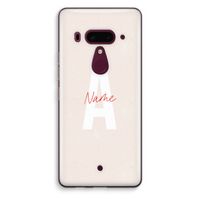 Strawberry Milkshake: HTC U12+ Transparant Hoesje