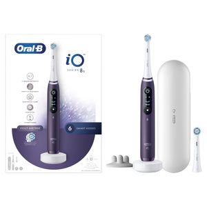 Oral-B iO 8S Volwassene Vibrerende tandenborstel Paars, Wit