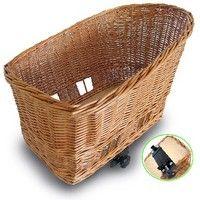 Basil pasja - hondenfietsmand - large - 50 cm - achtermand - natural