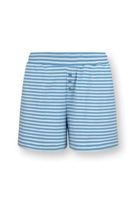 Pip Studio Bobi Korte Broek Little Sumo Stripe Blauw S