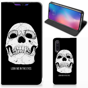 Mobiel BookCase Xiaomi Mi 9 Skull Eyes